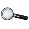 Magnifying Glass 5X 13X 20X Handheld Magnifier UV Light with