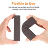 sourcing map 4pcs Sanding Sponge Blocks 120-180 Grit Sanding Sponge
