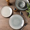 GBHOME Ceramic Dinnerware Sets for 4, 12 Pieces Stoneware Plates