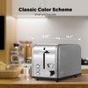 YSSOA 2-Slice Toaster with Extra Wide Slot & Removable Crumb