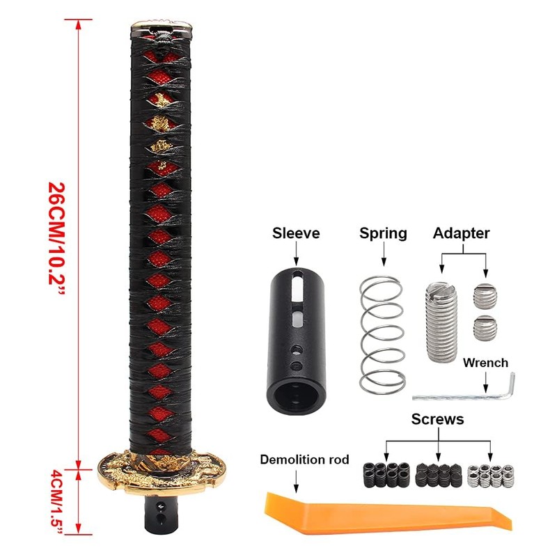 GSTP Automatic Katana Shift Knob Universal for Cars with Lock