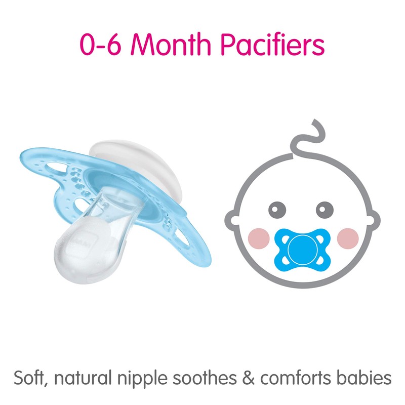 MAM Original Baby Pacifier, Nipple Shape Helps Promote Healthy Oral