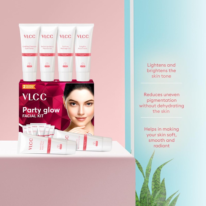 VLCC Party Glow Facial Kit, 60gm