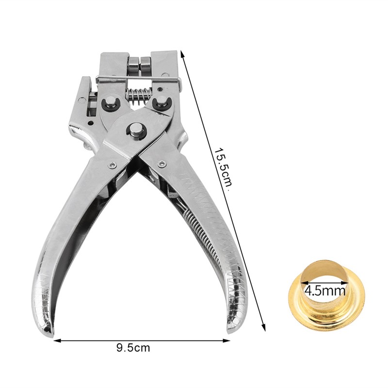 Rivet Setter Punch Pliers Belt Holes Eyelet Setting Tool with
