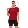 NebuKinex 6 Pack Workout Tops for Women Short Sleeve Sun