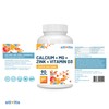 Calcium Magnesium Zinc D3 Tablets - 90 Vegan Tablets for