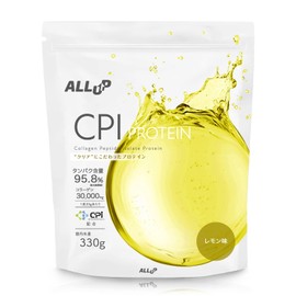 ALLUP CPIプロテイン CPI レモン風味 330g スポーツドリンク レモン ヨーグルト コラーゲン プロテイン コラーゲンペプチド コラーゲンパウダー 溶けやすい 美味しい たんぱく質 低脂質 タンパク 筋肉 筋トレ トレーニング protein 900g 330g