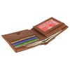 MARSHAL Scorpio Logo Men's Bifold Trifold RFID Blocking Real Leather