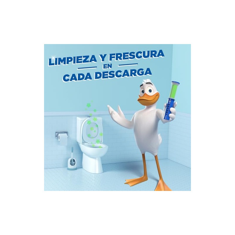 Pato Discos Activos Gel Limpiador Inodoro Lima Fresca Aplicador y