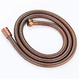 Weirun Bathroom 59-Inch 1.5m Flexible Stainless Steel Interlock Handheld Shower Hose, Rose Gold or Antique Copper