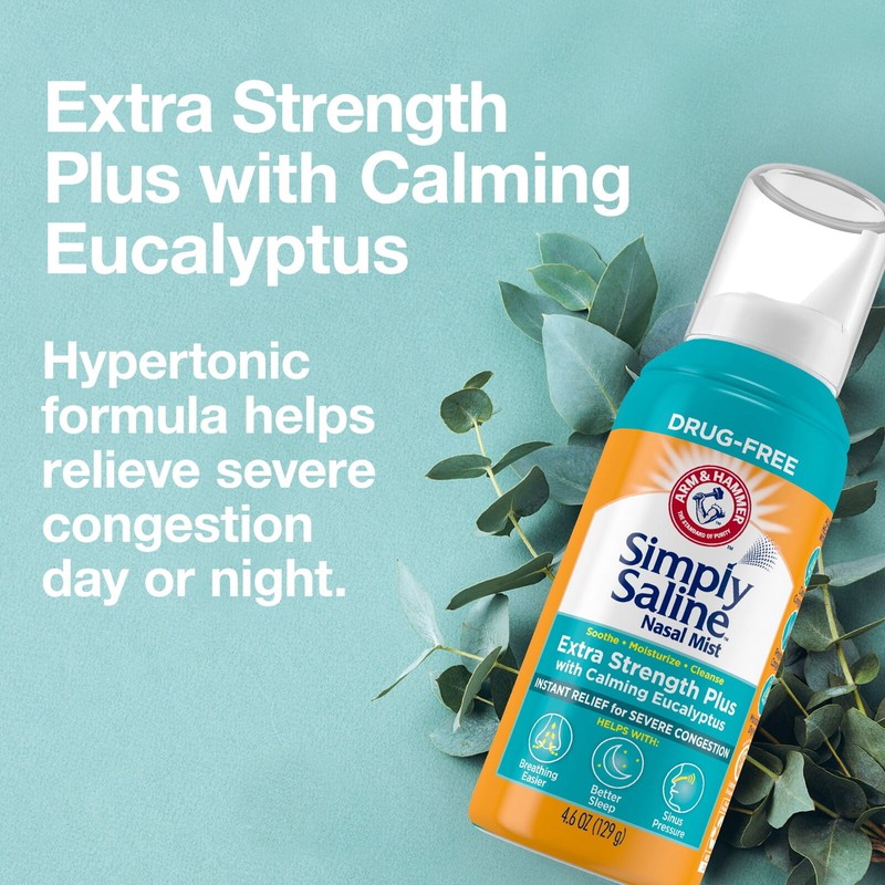 Arm & Hammer Simply Saline Extra Strength Plus Eucalyptus Severe