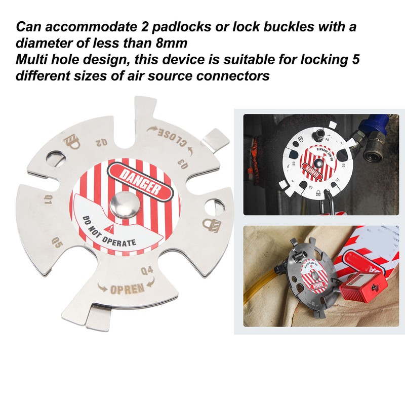 Air Source Lockout Device Pneumatic Air Supply Hose Connector Locking