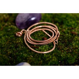 Windalf Rigani Snake Chain Necklace 61 cm High Quality Bronze, Bronze