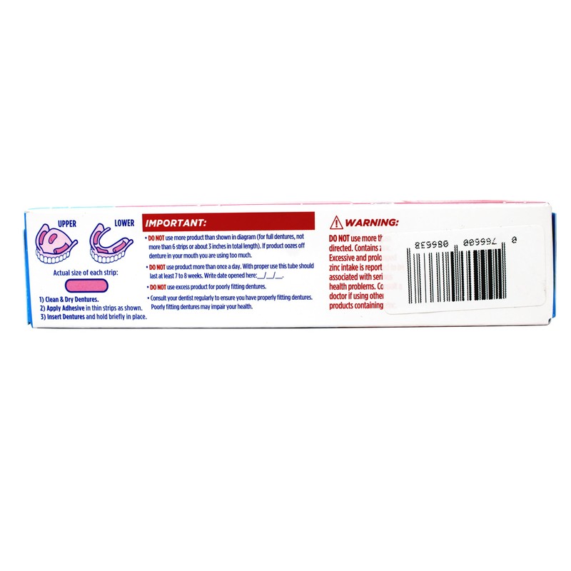 Fixodent Original Denture Adhesive Cream-2.4 oz, 4 pk