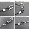 Floyutin 10 pcs 2mm Vinyl Coated Stainless Steel Cable with