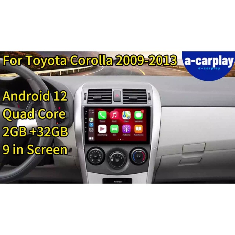 A-Carplay Car Radio GPS Carplay With Backup Camera For Toyota