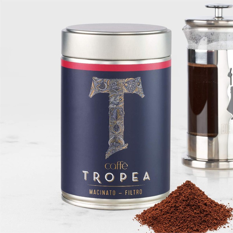 Caffè Tropea Ground Coffee for Filter Machines, Arabica & Robusta