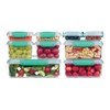 Sistema 18-Piece Food Storage Containers with Lids for Lunch, Meal
