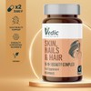 Vedic Skin Hair Nails Beauty Complex | 16-in-1 Vegan Capsules