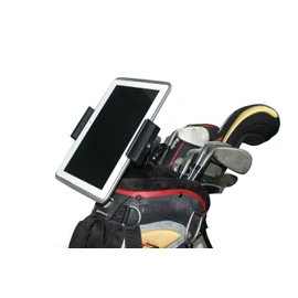 Golf Gadgets® - Swing Recording System | Ball Head Clamp Mount for Tablet or Any Smartphone. Compatible with Most Tablets or Any Phone. (Bag Clamp)