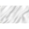 Roll Maven 1 Piece 3x5 Foot White Flag | Plain