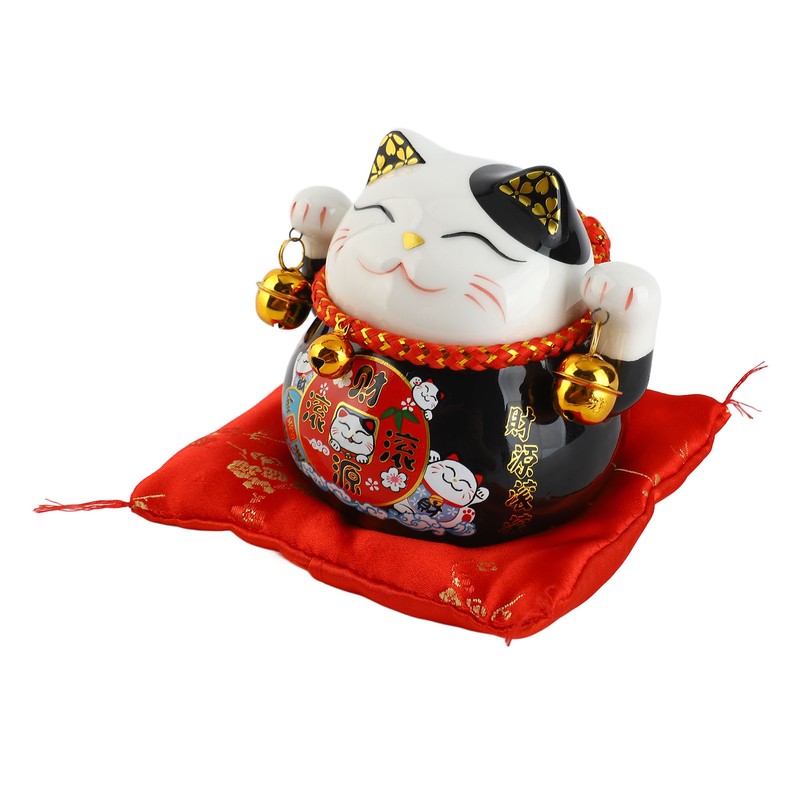 Lucky Cat Coin Bank 4.5in Exquisite Cute Bring Luck Good