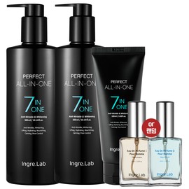 Ingrilab Perfect All-in-One 4 types 1 set Men’s middle-aged cosmetics set 1 set / 인그리랩 퍼펙트 올인원 4종 1세트 남성 중년 화장품 세트 1세트