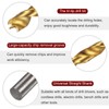 HARFINGTON 2pcs Brad Point Drill Bit 10.5mm(13/32") Dia Straight Round