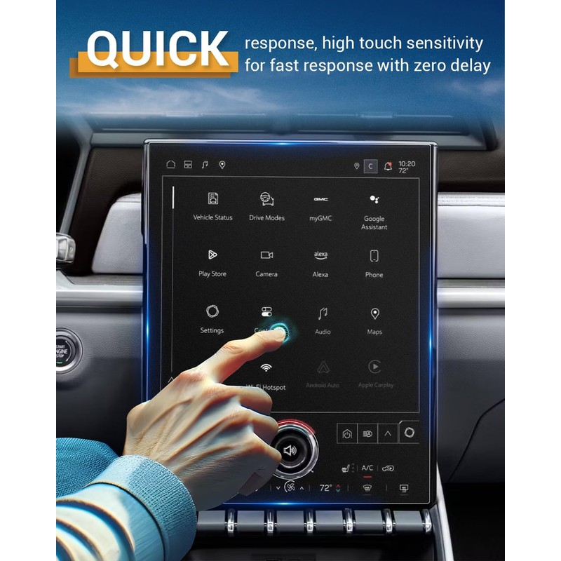 YEE PIN 2025 GMC Terrain Screen Protector Matte Anti Glare