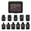 11PCS 3/8" Drive SAE Pipe Plug Socket Set, Tapered Male