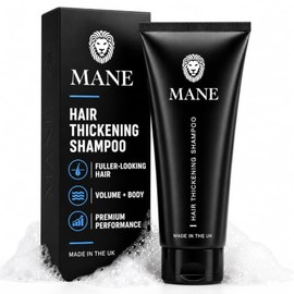 MANE Champú Espesante Con Biotina Para El Crecimiento Del Cabello De Hombres Y Mujeres, Ayuda Al Cabello Fino Y Debilitado, Reduce La Caída Y Fomenta 