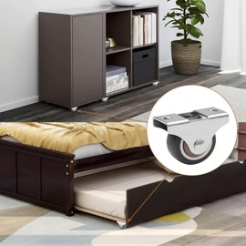 Caster Furniture Casters, Small, Directional Movable Caster for Furniture, 4 Pieces, Wheel Diameter 1.0 inches (25 mm)