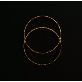 NYCFASHIONJEWELS Diamond Cut Glossed Bangles