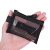 7 Pack Mini Zipper Mesh Bags 4.3" x 3"Nylon Small