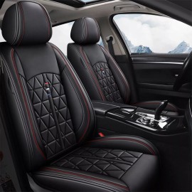 Unbranded Car 5-Seat Covers PU Leather For Ford C-Max Hybrid/ Energi 2013-2018 Accessories