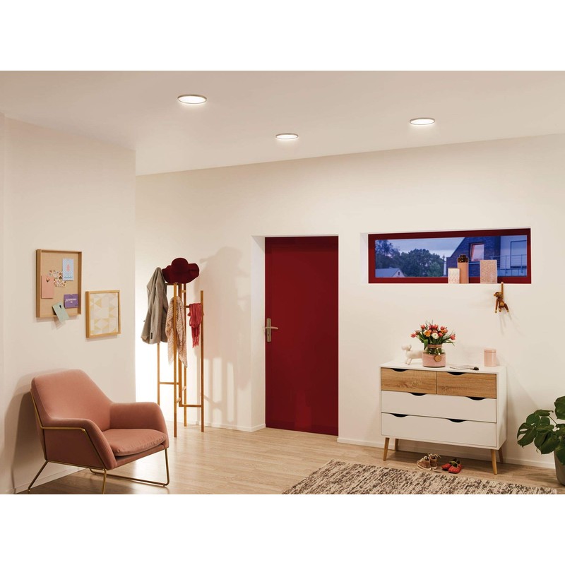 Paulmann Areo 929.46 LED recessed panel IP23 round 12 W
