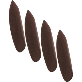 Balacoo 4 Piezas Esponja de Maquillaje, Borla Cosmética de Poliuretano Hidrófilo Marrón, Uso Doble, Agradable para Piel Sensible
