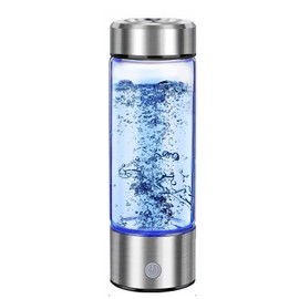 PowerlotZero Hydrogen Water Bottle, PowerlotZero Hydrogen Water Generator with SPE Technology, 14oz Rechargeable Portable Hydrogen Water Ionizer Machine for Home, Travel, Fitness
