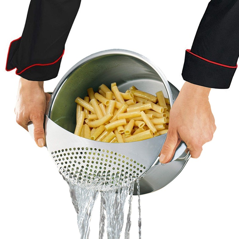 Best Utensils Pan Pot Spaghetti Strainer Premium Stainless Steel Pasta