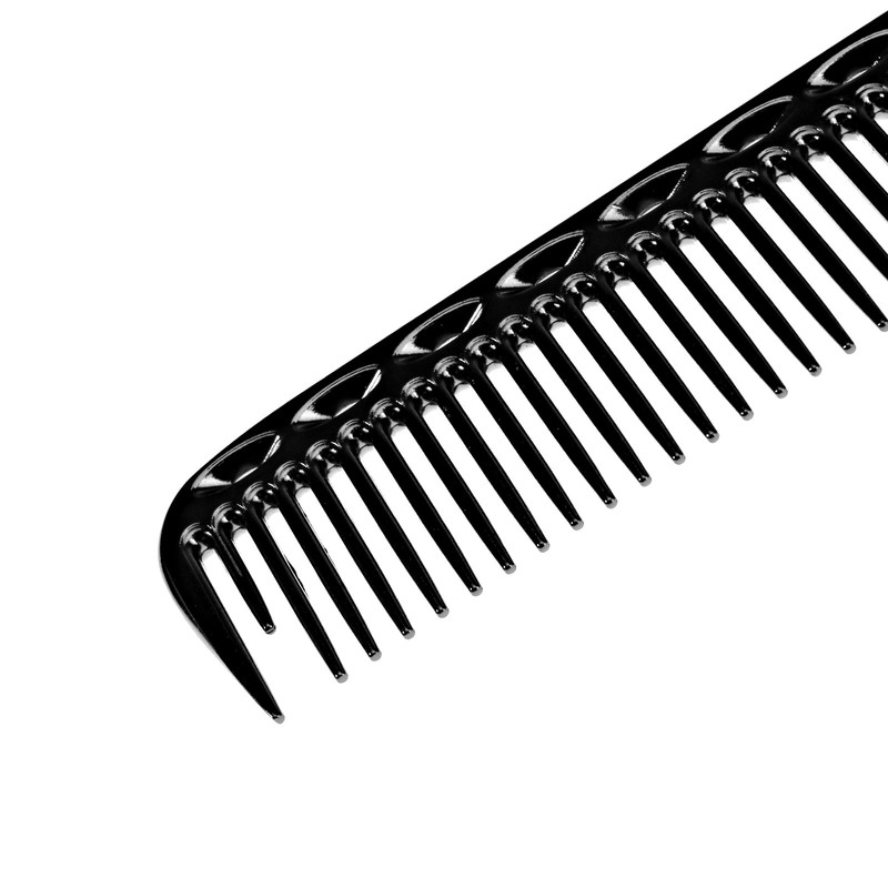 Aluminium Metal Comb Hairdressers Black L Salon Professional Comb 21.5