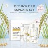 Kit Serum Arroz Bioaqua Acido Hialuronico Reduce Poro Mancha