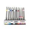 Würth Bit Assortment 1/4 Inch with Belt Clip 10-Piece Length