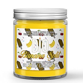 Banana Split Candle (8oz) Sundae Scented Soy