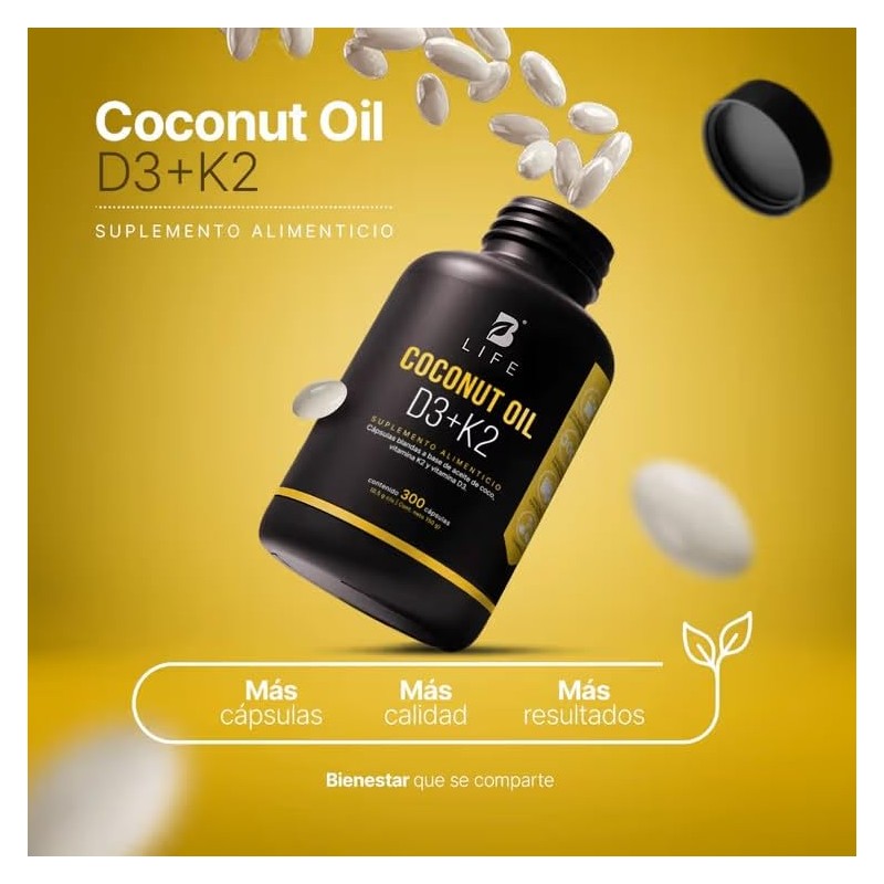 B Life Vitamina D3 400 UI + K2 con 300