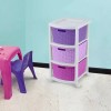 Rimax Cajonero Infantil De 3 Gavetas Multicolor Para Niña