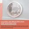 Electric Meter Covers for Milbank 6002 Plastic Meter Socket Blank