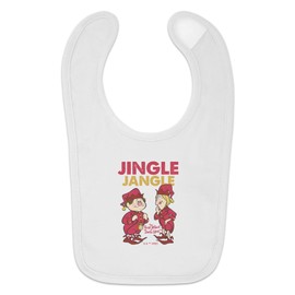 GRAPHICS & MORE Year Without a Santa Claus Jingle Jangle Baby Bib - White
