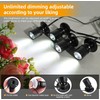 YaeCCC Dimmable LED Mini Spotlight Jewelry Showcase Display Lights Black