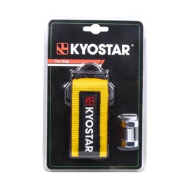 Kyostar Universal Racing Tow Strap for Front or Rear Bumper Towing Hooks, High Strength Tow Straps, Upgrade Version (Yellow)