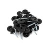 QWORK® 20Pcs Electric Fencing Ring Insulators, Wire Mesh Ring Insulator,